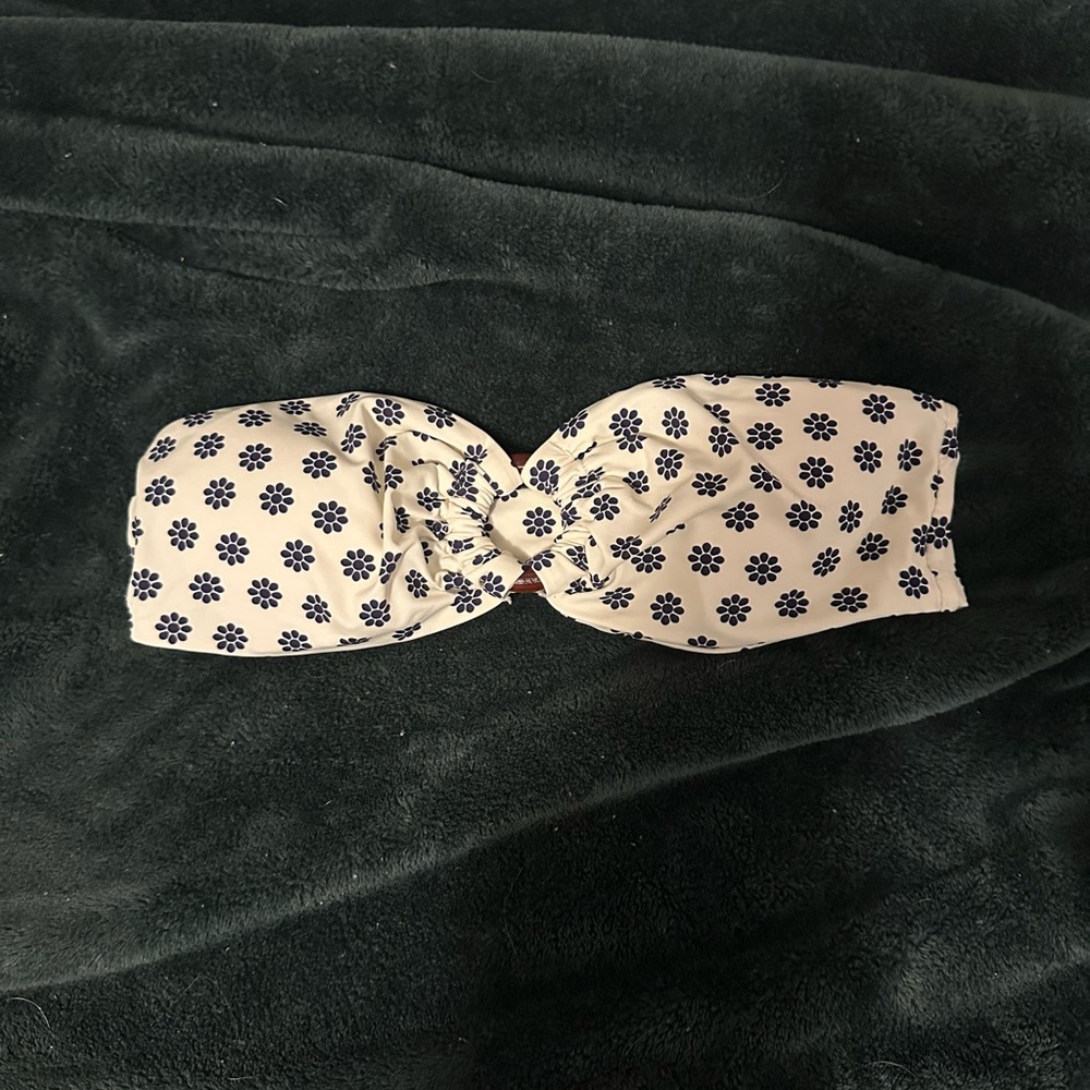 Grey Bandit Ana Floral Bandeau Bikini Top